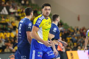 29.11.2025. Kielce. Mecz Stal Mielec - Industria Kielce / Fot. Wiktor Taszłow - Radio Kielce