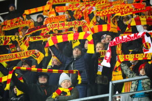 29.11.2025. Kielce. Mecz Korona Kielce - Cracovia Kraków / Fot. Wiktor Taszłow - Radio Kielce