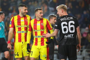 29.11.2025. Kielce. Mecz Korona Kielce - Cracovia Kraków / Fot. Wiktor Taszłow - Radio Kielce