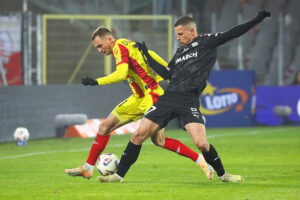 29.11.2025. Kielce. Mecz Korona Kielce - Cracovia Kraków / Fot. Wiktor Taszłow - Radio Kielce