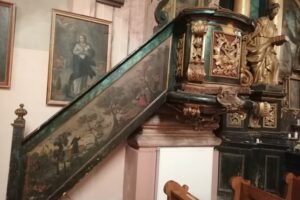 Nowy Korczyn. Sanktuarium. Prace konserwatorskie / Fot. Marta Gajda-Kruk - Radio Kielce