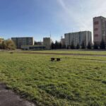 Starachowice. Szkoła Podstawowa numer 11 i teren, na którym powstanie orlik / Fot. Facebook Marek Materek