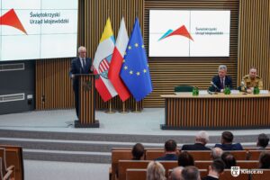 27.11.2025. Kielce. Świętokrzyski Urząd Wojewódzki. Spotkanie poświęcone realizacji Ustawy o ochronie ludności i obronie cywilnej / Fot. Urząd Miasta Kielce