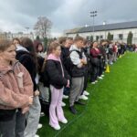 12.11.2025. Sandomierz. Otwarcie boiska wielofunkcyjnego przy Zespole Szkół Technicznych i Ogólnokształcących / Fot. Grażyna Szlęzak-Wójcik - Radio Kielce