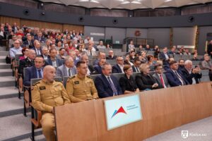 27.11.2025. Kielce. Świętokrzyski Urząd Wojewódzki. Spotkanie poświęcone realizacji Ustawy o ochronie ludności i obronie cywilnej / Fot. Urząd Miasta Kielce