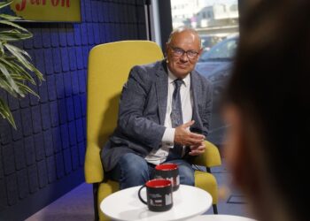 Audycja „Dzień Dobry, to Ja! Rozmowy inne niż wszystkie w Radiu Kielce” – Artur Jaroń / Fot. Karolina Piasecka - Radio Kielce