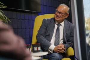 Audycja „Dzień Dobry, to Ja! Rozmowy inne niż wszystkie w Radiu Kielce” – Artur Jaroń / Fot. Karolina Piasecka - Radio Kielce