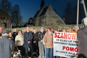 12.11.2025. Dobrowoda. Program „Interwencja” TVP3 Kielce i Radia Kielce / Fot. Arkadiusz Miller - Radio Kielce