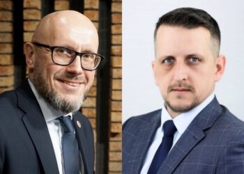 Na zdjęciu: Arkadiusz Bogucki - prezydent Skarżyska-Kamiennej i Konrad Wikarjusz, zastępca prezydenta Skarżyska-Kamiennej  / Fot. Radio Kielce, Konrad Wikarjusz - Facebook