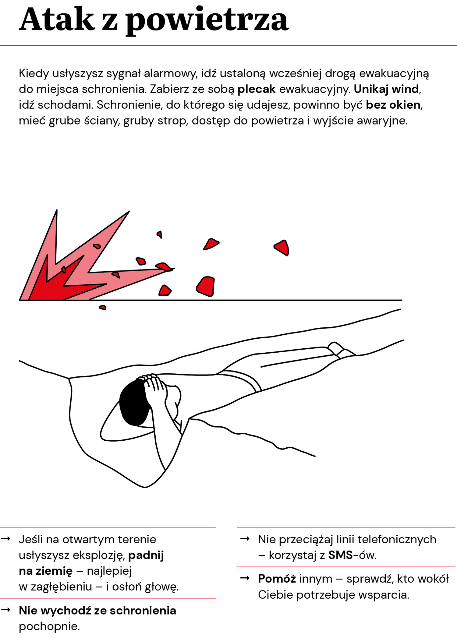 Atak z powietrza. Jak się zachować? Atak z powietrza. Jak się zachować?