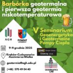 V Seminarium „Geoenergetyka i Geotermalne Pompy Ciepła” pt. Barbórka geotermalna i pierwsza geotermia niskotemperaturowa - Radio Kielce
