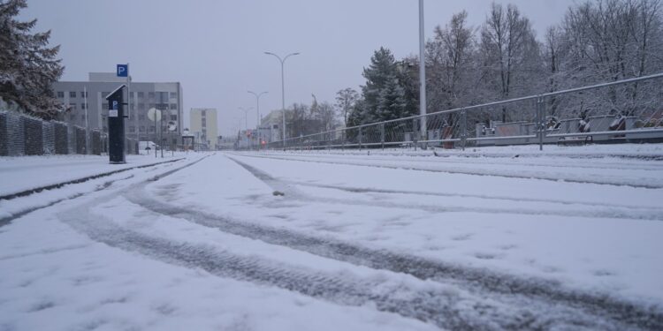 23.11.2025. Kielce. Zima / Fot. Piotr Kwaśniewski - Radio Kielce