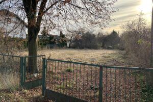 Miejsce, gdzie ma powstać nowy ośrodek kultury i tradycji w Oblęgorku / Fot. Marcin Marszałek - Radio Kielce