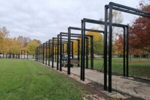 Imponujące pergole w nowym parku zdrojowym - Radio Kielce Imponujące pergole w nowym parku zdrojowym