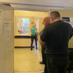 22.11.2025. Sandomierz. Akcja badań profilaktycznych „Movember” w Szpitalu Specjalistycznym w Sanodmierzu / Fot. Grażyna Szlęzak-Wójcik - Radio Kielce