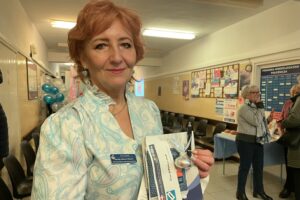 Prostata pod kontrolą - ważna akcja w sandomierskim szpitalu - Radio Kielce 22.11.2025. Sandomierz. Akcja badań profilaktycznych „Movember” w Szpitalu Specjalistycznym w Sanodmierzu / Fot. Grażyna Szlęzak-Wójcik - Radio Kielce