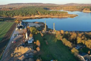 Tama w Cedzynie jest remontowana - Radio Kielce 04.11.2025. Cedzyna. Remont zapory zalewu / Fot. Jarosław Kubalski - Radio Kielce