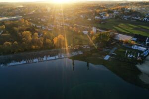 Tama w Cedzynie jest remontowana - Radio Kielce 04.11.2025. Cedzyna. Remont zapory zalewu / Fot. Jarosław Kubalski - Radio Kielce