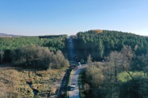 Nowa droga obwodnicą podkieleckiej wsi? Otwarcie jeszcze w tym roku - Radio Kielce 07.11.2025. Gmina Chęciny. Tzw. obwodnica Polichna / Fot. Jarosław Kubalski - Radio Kielce