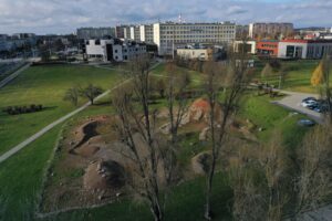 18.11.2025. Kielce. Politechnika Świętokrzyska. Tor dla łazików marsjańskich Mars Yard / Fot. Jarosław Kubalski - Radio Kielce