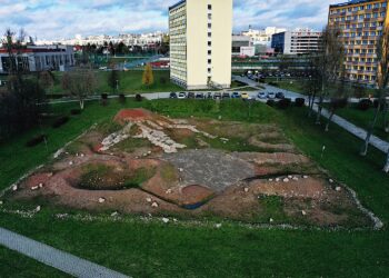 18.11.2025. Kielce. Politechnika Świętokrzyska. Tor dla łazików marsjańskich Mars Yard / Fot. Jarosław Kubalski - Radio Kielce