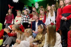 08.11.2025. Kielce. Nagranie teledysku do pastorałki w Domu Kultury ,,Zameczek” / Fot. Piotr Kwaśniewski - Radio Kielce