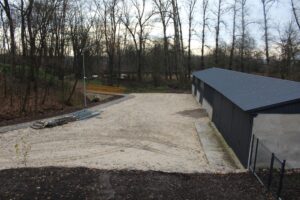 21.11.2025. Gnojno. Budowa żłobka / Fot. Marta Gajda-Kruk - Radio Kielce