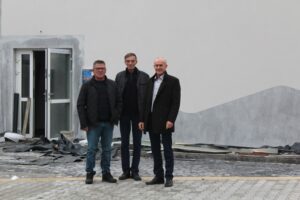 21.11.2025. Gnojno. Budowa żłobka / Fot. Marta Gajda-Kruk - Radio Kielce