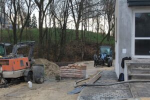 21.11.2025. Gnojno. Budowa żłobka / Fot. Marta Gajda-Kruk - Radio Kielce