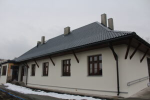 Pińczów. Stacja kolejki wąskotorowej. Remont / Fot. Marta Gajda-Kruk - Radio Kielce