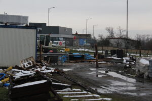 Pińczów. Stacja kolejki wąskotorowej. Remont / Fot. Marta Gajda-Kruk - Radio Kielce