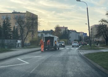 12.11.2025. Kielce. Ulica Kołłątaja / Fot. Jarosław Kubalski - Radio Kielce