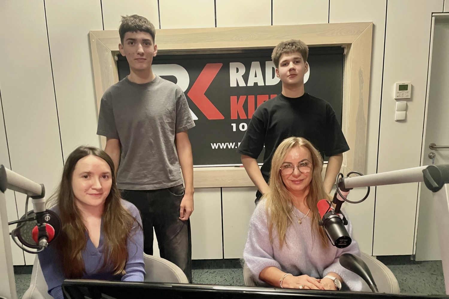 Uczestnicy programu „Młode słowa” / Fot. Dorota Klusek - Radio Kielce