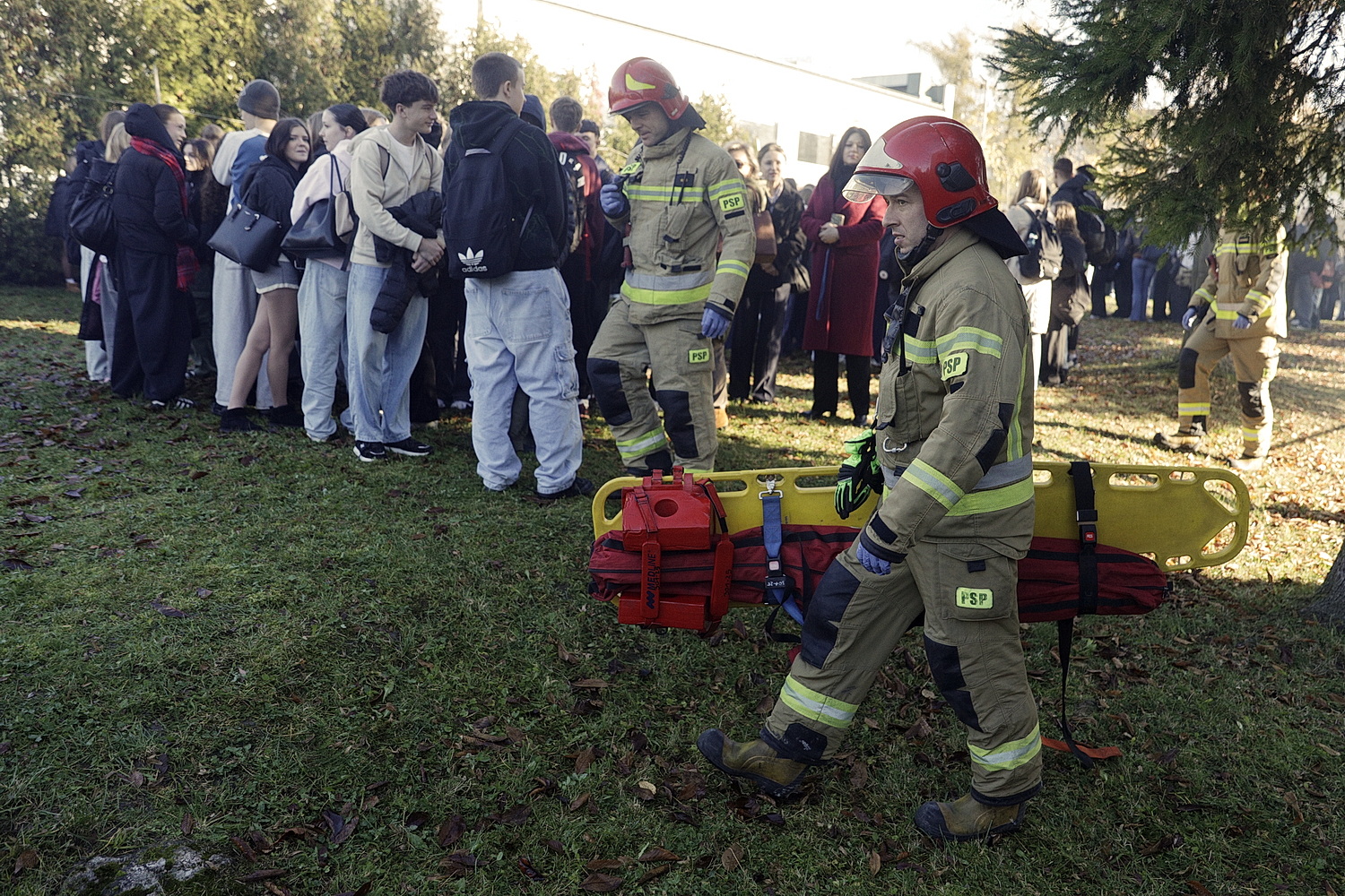 Ewakuacja kieleckiego liceum