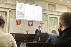 Koncepcja „Nowego Miasta” gotowa. Wkrótce konsultacje społeczne - Radio Kielce 14.11.2025. Kielce. Urząd Miasta Kielce. Wspólne posiedzenie Komisji Infrastruktury, Transportu i Środowiska oraz Komisji Rozwoju, Urbanistyki i Nieruchomości Rady Miasta Kielce / Fot. Jarosław Kubalski - Radio Kielce