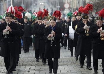 04.12.2025 Kielce . Barbórka. Przemarsz górników / Fot. Jarosław Kubalski - Radio Kielce