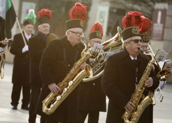 Kielce . Barbórka - Radio Kielce 04.12.2025 Kielce . Barbórka. Przemarsz górników / Fot. Jarosław Kubalski - Radio Kielce