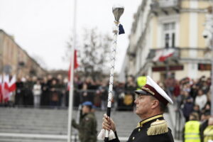 Kielce. Święto Niepodległości. Uroczystości na Placu Wolności - Radio Kielce