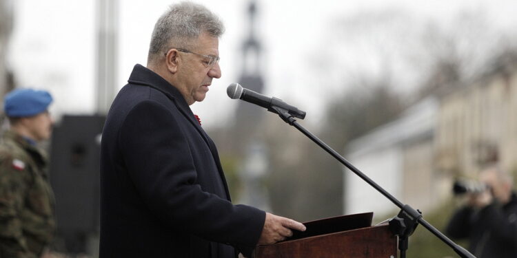 11.11.2025 Kielce. Święto Niepodległości. Uroczystości na Placu Wolności. Na zdjęciu: Józef Bryk/ Fot. Jarosław Kubalski - Radio Kielce