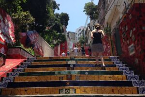 Brazylia. Rio de Janeiro. Escadaria Selarón / źródło: Wikipedia