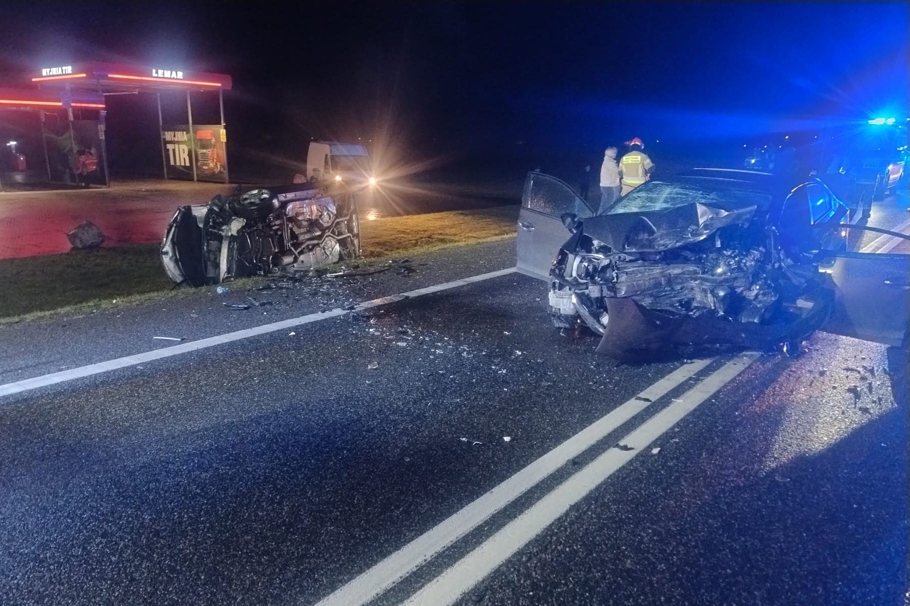 Seria wypadków na świętokrzyskich drogach