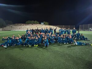 „Megamocni” w Realu Saragossa - Radio Kielce Trenerzy i wolontariusze Fundacji Na Rzecz Promocji Sportu Osób Niepełnosprawnych „Megamocni” z Kielc na stażu w klubie Real Saragossa / źródło: Megamocni