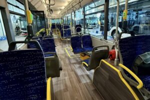 Nowe autobusy elektryczne od grudnia na ulicach Starachowic - Radio Kielce 06.11.2025. Starachowice. Odbiór autobusu elektrycznego / źródło: Marek Materek - Facebook