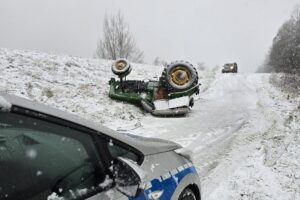 21.11.2025. Nakol. Kolizja / źródło: policja
