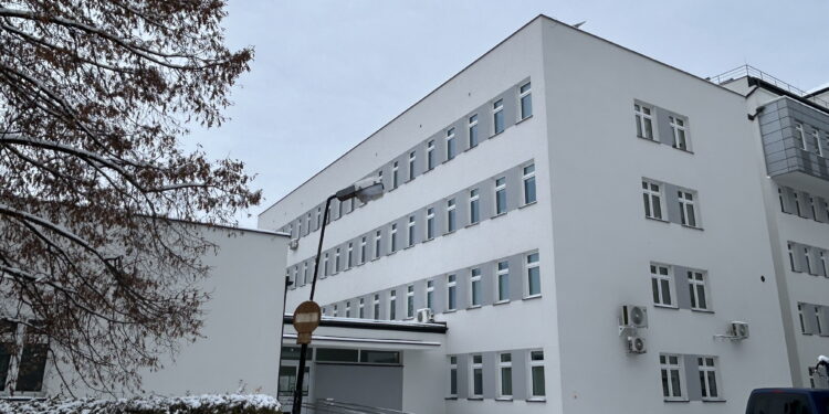 Włoszczowa. Szpital powiatowy. / Fot. Marin Marszałek - Radio Kielce
