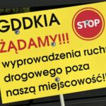 18.11.2025. Janowice. Protest mieszkańców / Fot. Marcin Marszałek - Radio Kielce