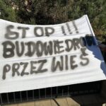 18.11.2025. Janowice. Protest mieszkańców / Fot. Marcin Marszałek - Radio Kielce