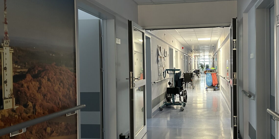Włoszczowa. Szpital powiatowy. / Fot. Marin Marszałek - Radio Kielce