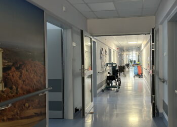 Włoszczowa. Szpital powiatowy. / Fot. Marin Marszałek - Radio Kielce