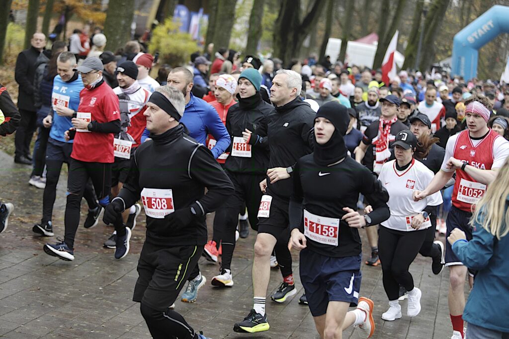 09.11.2025. Kielce. Bieg Niepodległości / Fot. Jarosław Kubalski - Radio Kielce